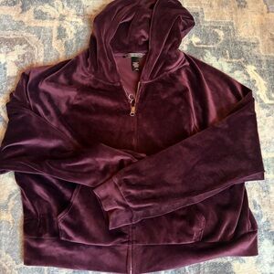 Victoria's Secret Deep Purple Plush Jacket